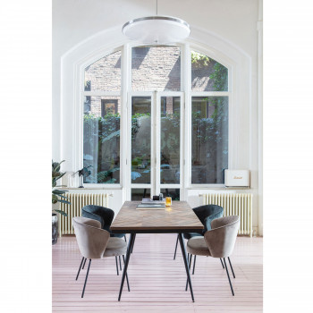 Admit - 2 chaises en velours