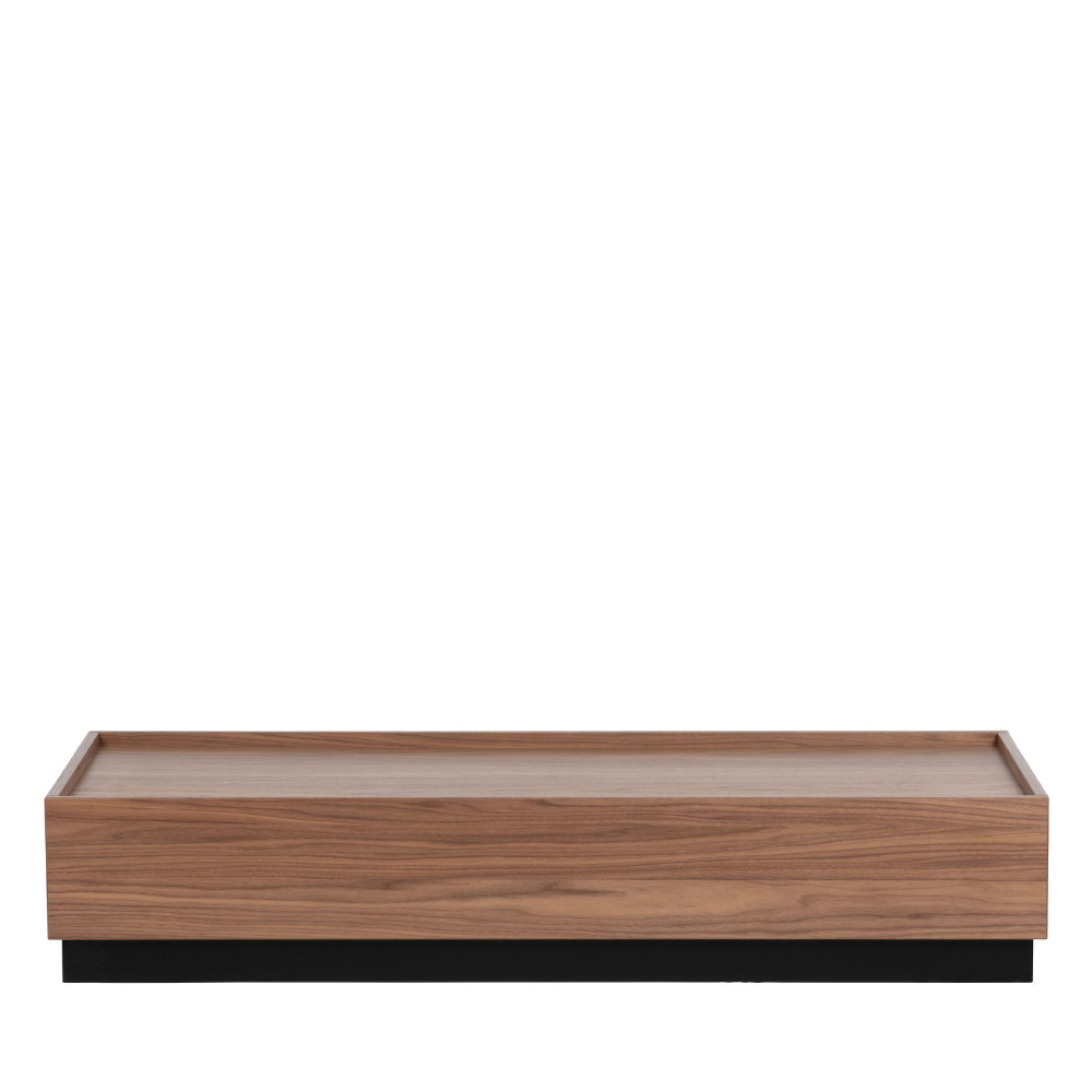 Block - Table basse en bois 135x60cm - Couleur - Bois foncé