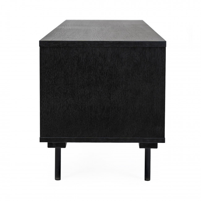 Stripe - Meuble TV design en bois et métal