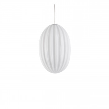 Smart Oval - Suspension en verre H30cm