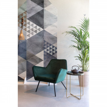 Bon - Fauteuil lounge en velours