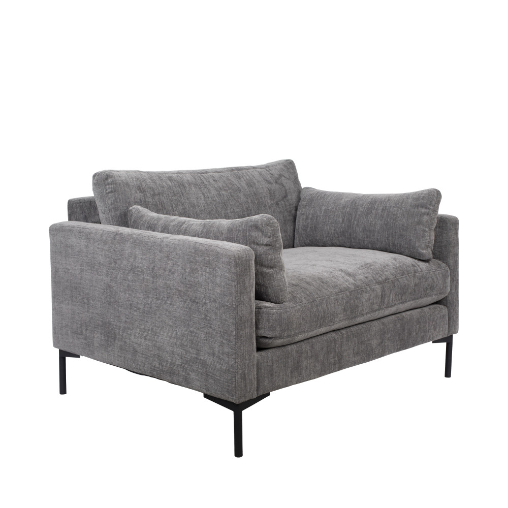 Summer - Fauteuil en tissu - Couleur - Gris