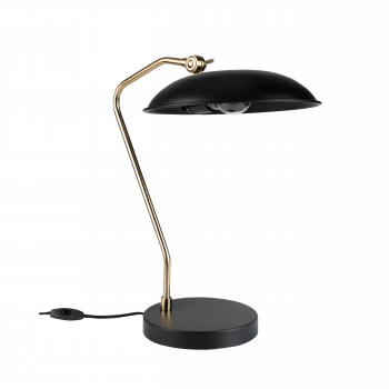 Liam - Lampe de bureau rétro - Noir