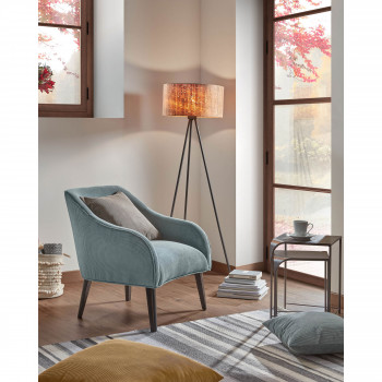 Luzaga - Housse de coussin en velours 60x60 cm