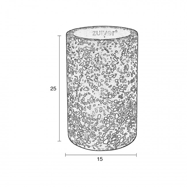 Fajen - Vase en terrazzo