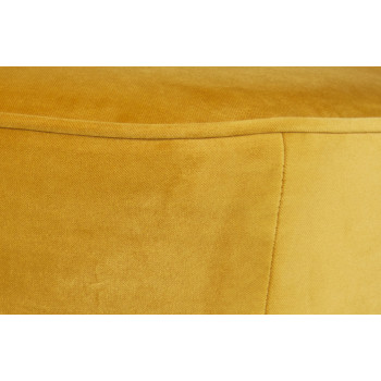 Banquette 2 places velours Sara