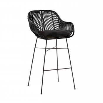 Tabouret de bar en rotin 68 cm Nunuhai