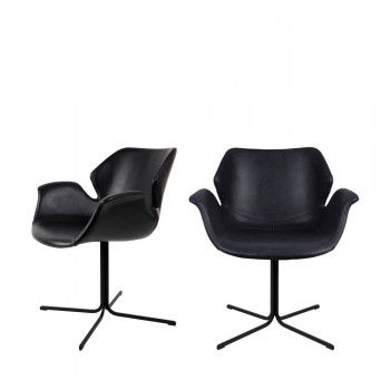 Lot de 2 chaises design Nikki Zuiver