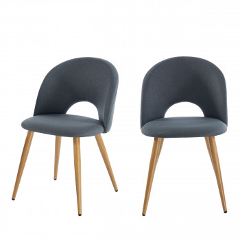 Bratina - 2 chaises en tissu