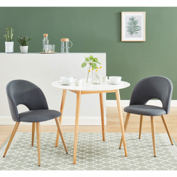 Bratina - 2 chaises en tissu