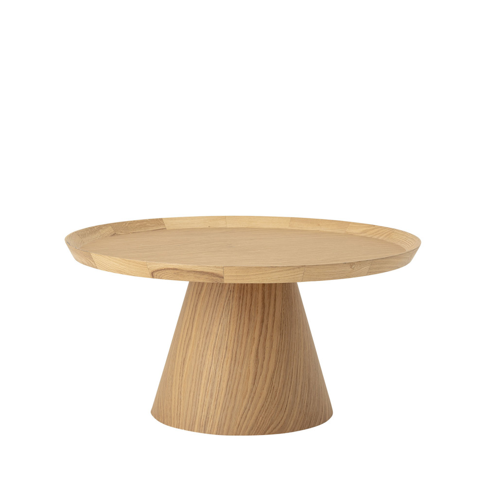 Luana - Table basse ronde en chêne ø74cm - Couleur - Bois clair