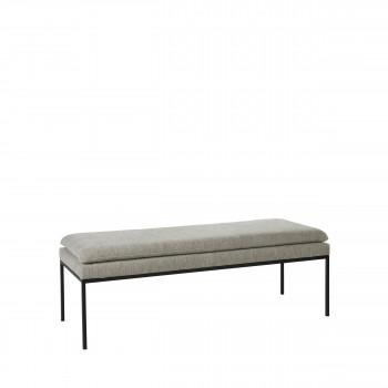 Gallet - Banc en tissu et métal