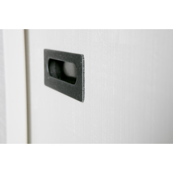 Armoire design bois porte coulissante Barn - Blanc