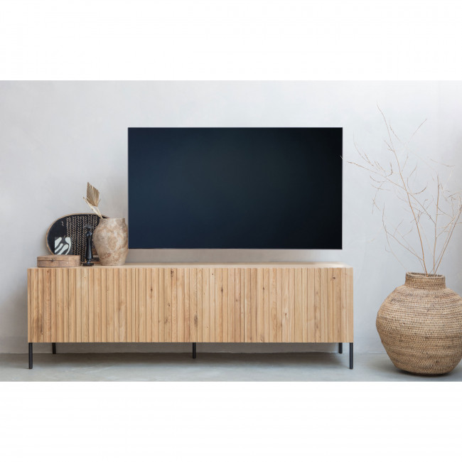 Gravure - Meuble TV 3 portes en bois
