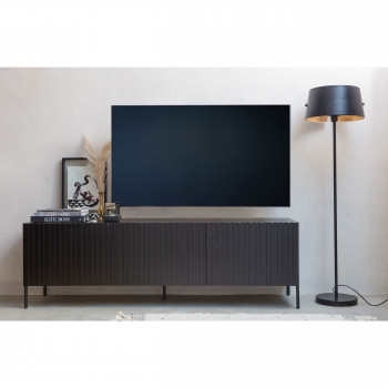 Gravure - Meuble TV 3 portes en bois