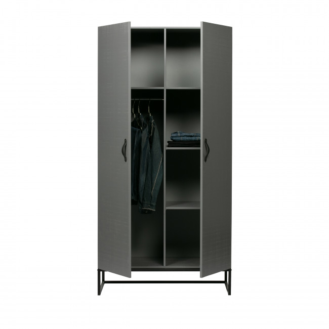 Morris - Armoire 2 portes en pin massif