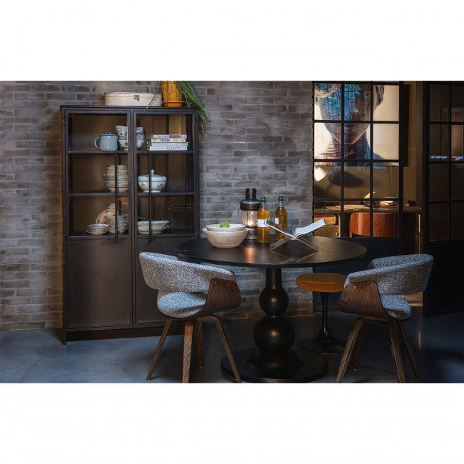 Exhibit - Vitrine en métal noir