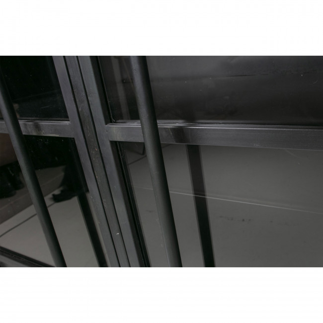 Exhibit - Vitrine en métal noir