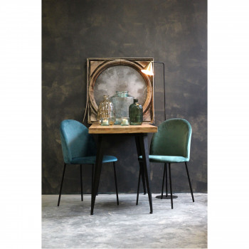Dots - 2 chaises design en velours