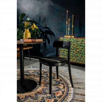Brandon - 2 chaises en velours et bois