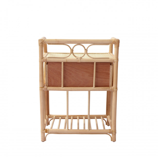 Tondano - Table de chevet en rotin