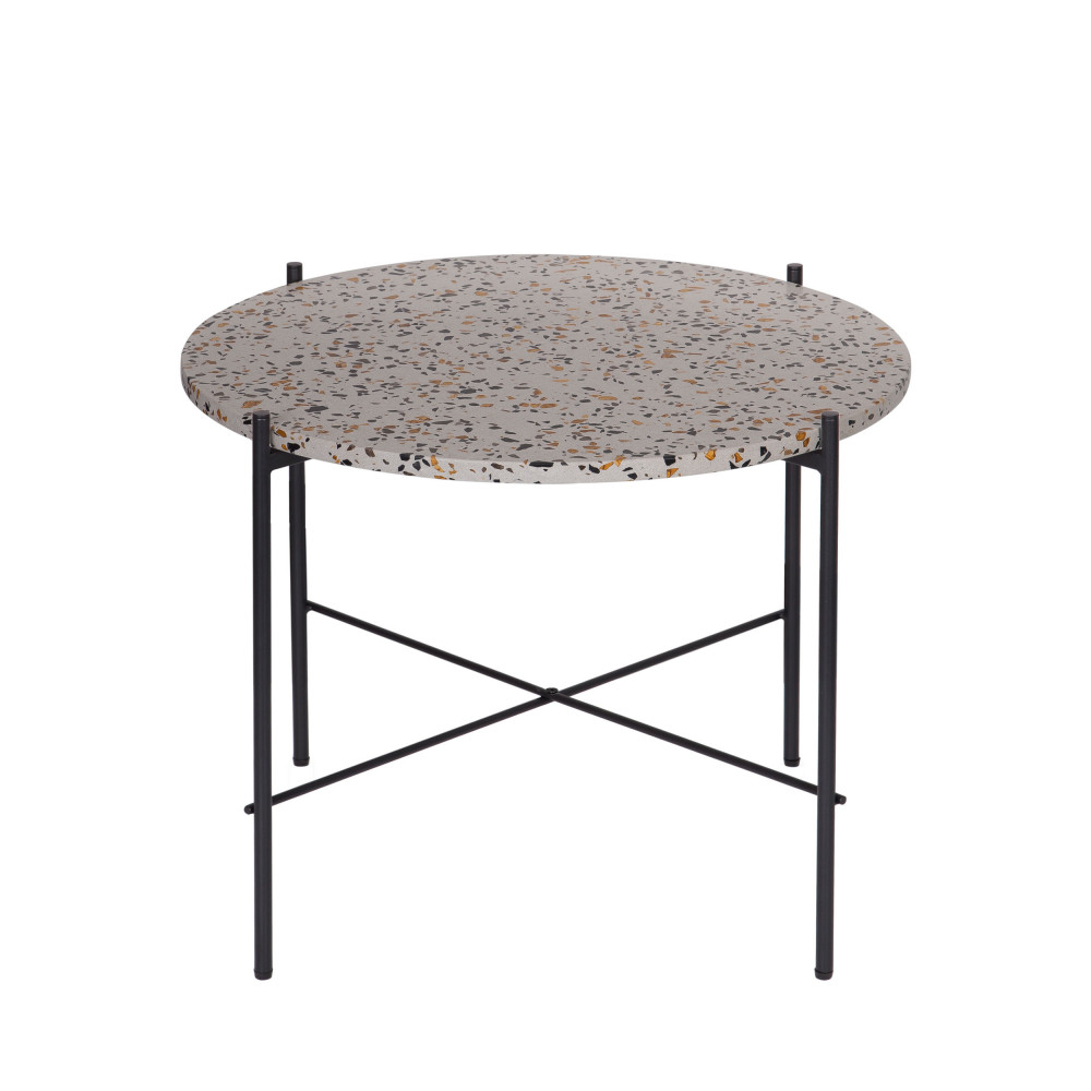 Vayen - Table d'appoint en terrazzo ?63 - Couleur - Gris