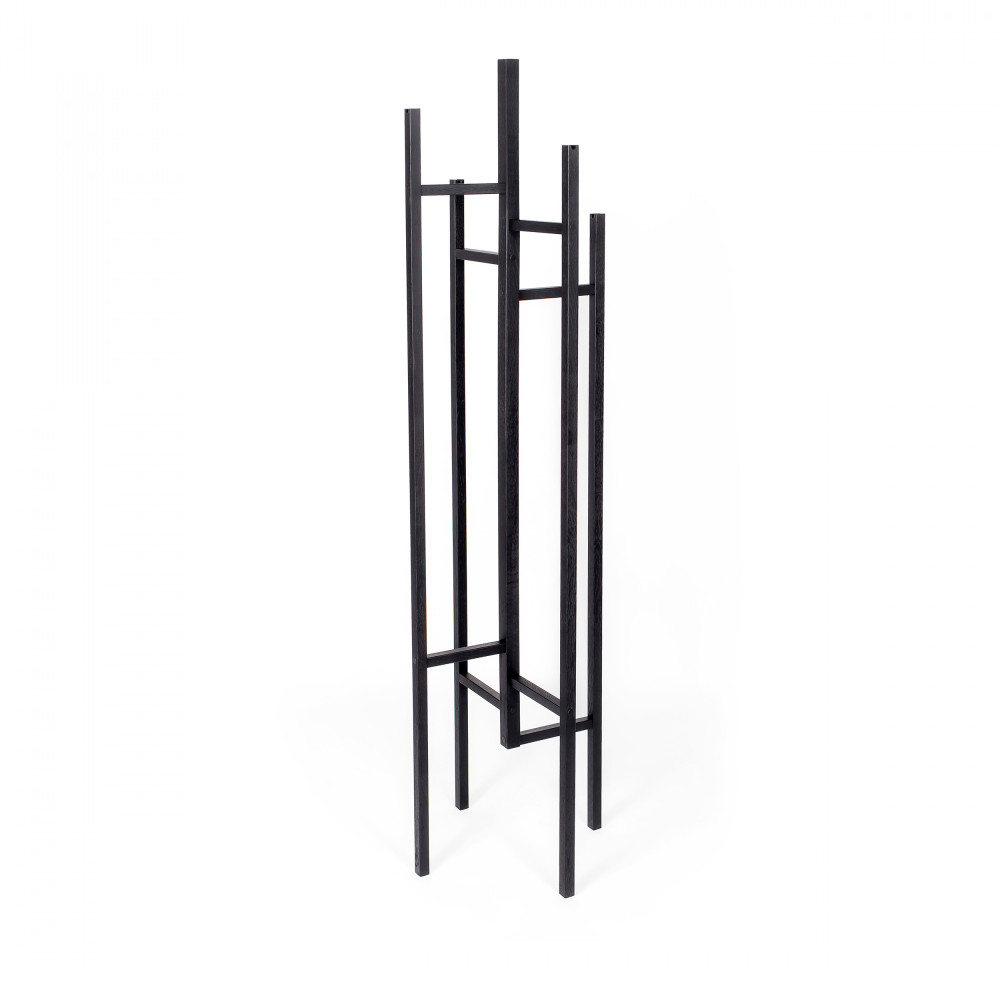 Eigen - Porte-manteaux design bois massif - Couleur - Noir