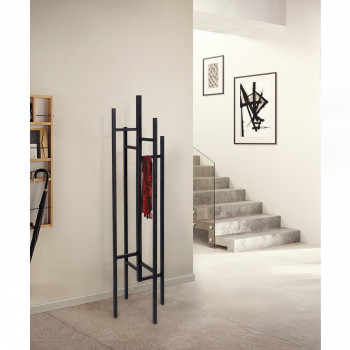 Porte-manteau design bois massif Eigen