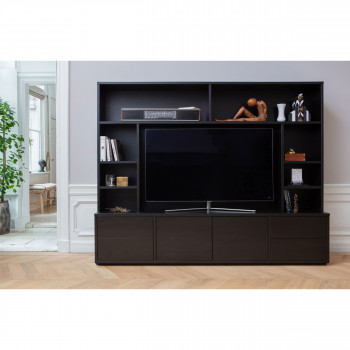 Maxel - Meuble TV en pin massif