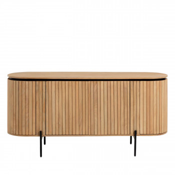 Lafaba - Buffet ovale en bois 170x80cm