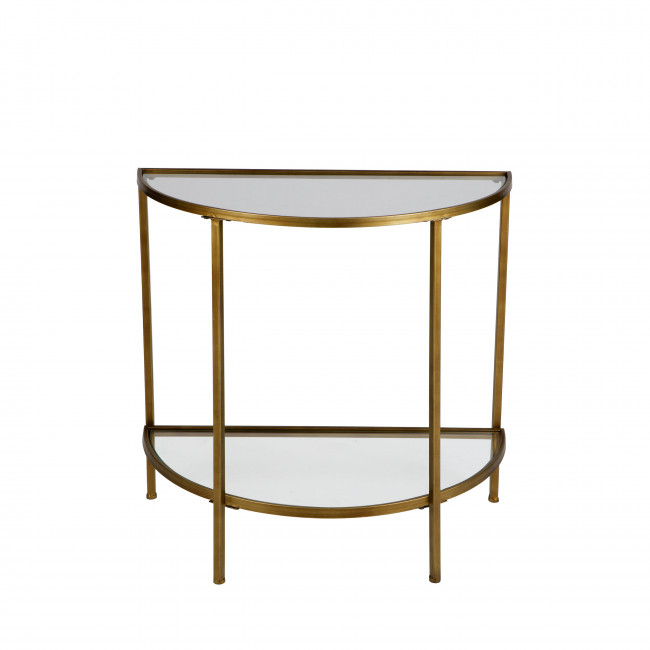 Goddess - Console en métal et verre