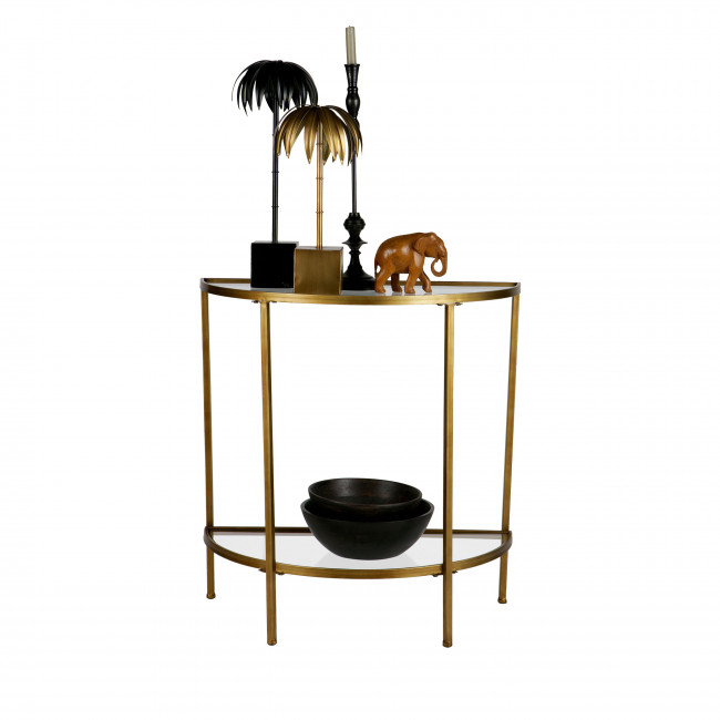 Goddess - Console en métal et verre