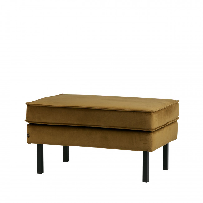Bronco - Repose-pieds en velours