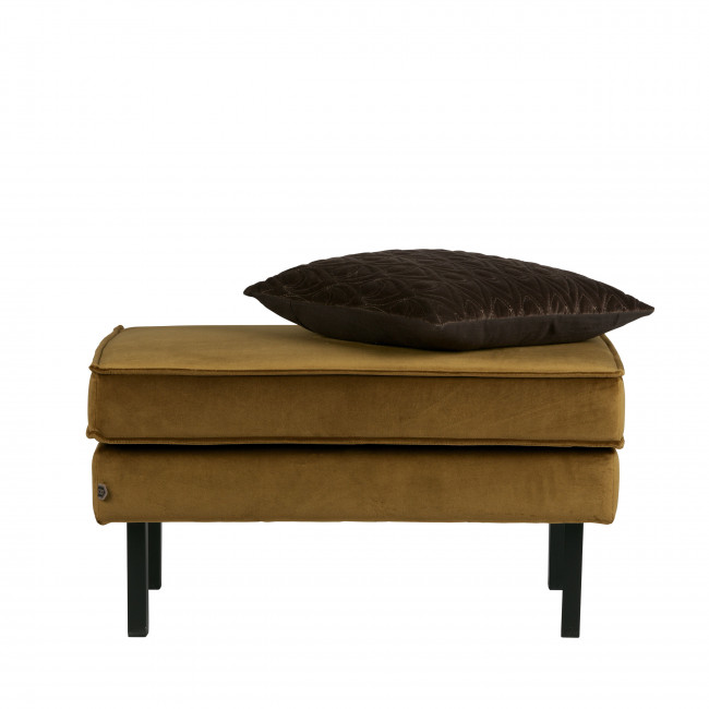 Bronco - Repose-pieds en velours