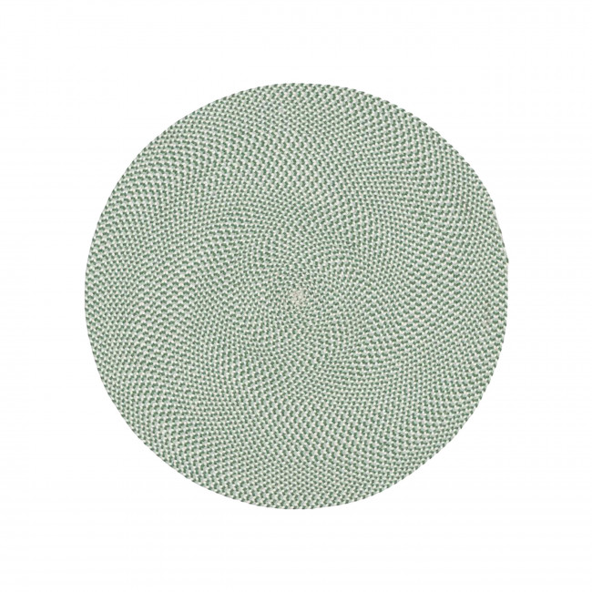Biduido - Tapis en tissu vert Ø100cm