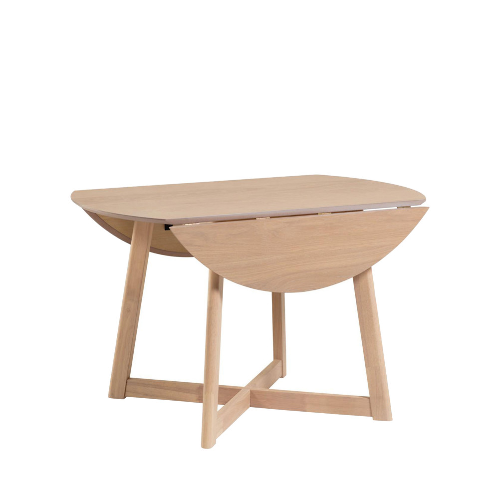 Mosende - Table à manger en bois Ø120x75cm - Couleur - Bois clair