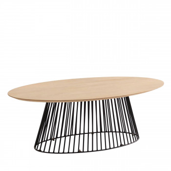 Villariva - Table basse ovale 120x65cm