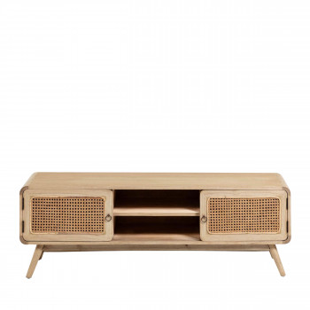 Etagère et table de chevet pour enfant TV rétro en bois naturel de TALO -  Casalou