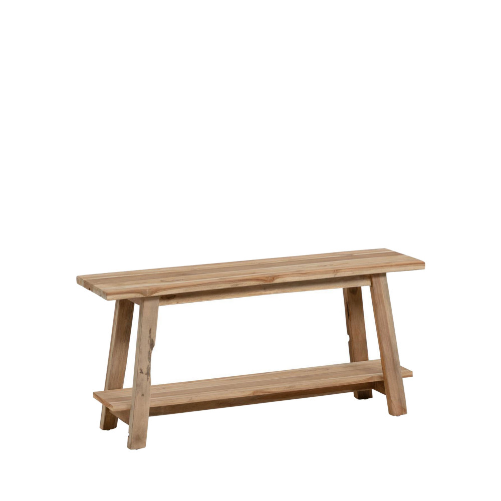 Lajaida - Banc en teck 100cm - Couleur - Naturel