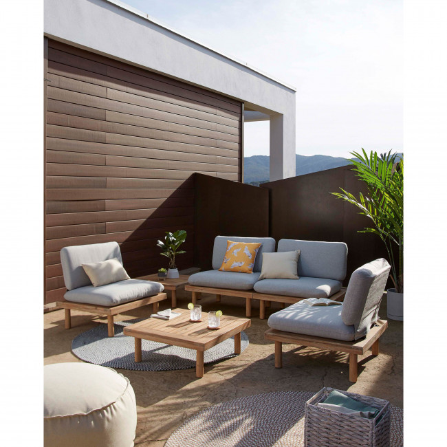Manacas - Salon de jardin 4 fauteuils et 2 tables basses