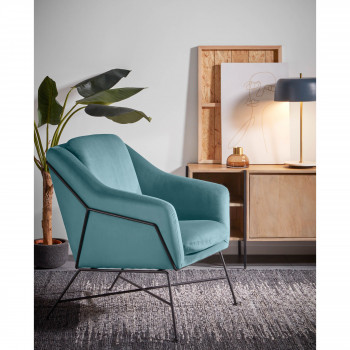 Ourego - Fauteuil en velours