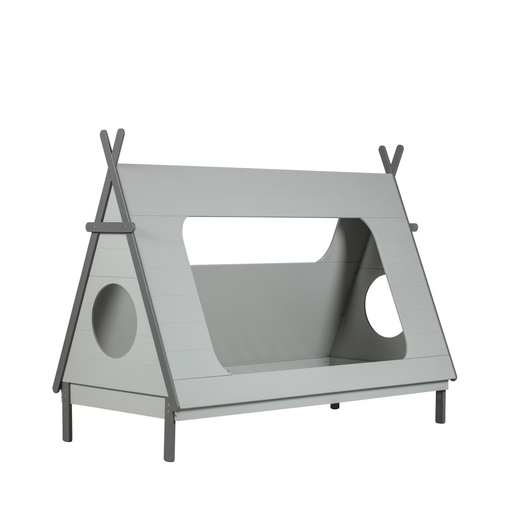 Cadre de lit enfant bois avec sommier Tipi - Drawer