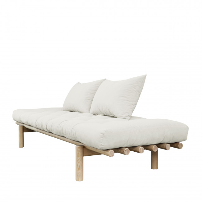 Pace - Daybed en bois naturel et tissu