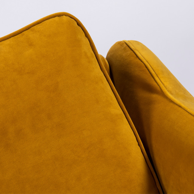 Vornay - Canapé convertible 3 places en velours