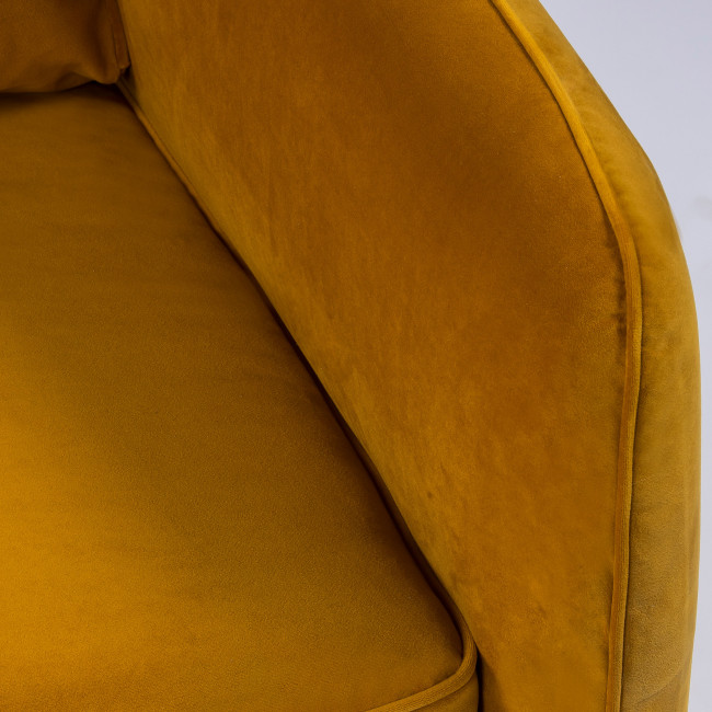 Vornay - Canapé convertible 3 places en velours