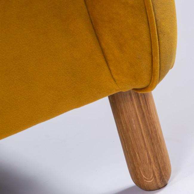 Vornay - Canapé convertible 3 places en velours