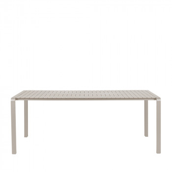 Vondel - Table de jardin en métal 214x97cm