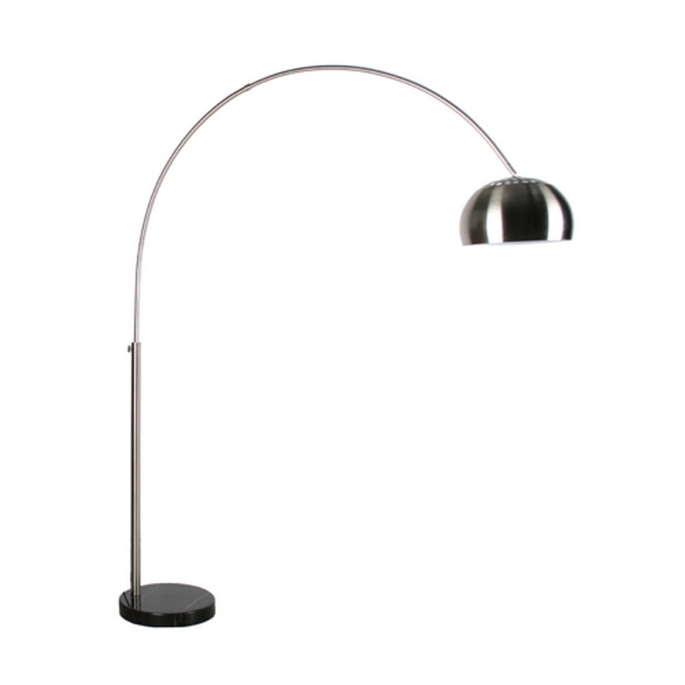 lampadaire arc design chrome bow