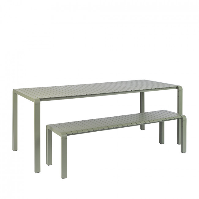 Vondel - Table de jardin en métal 214x97cm