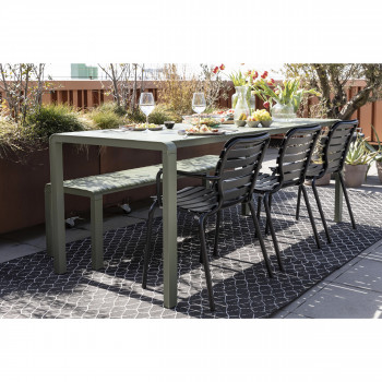 Vondel - 2 chaises de jardin en métal